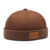 Cappello da Marinaio Cappelli Senza Visiera Berretto Berretto Cappello Per Uomo Donna Velluto a Coste Stile Retro Polsino Arrotolato Cappello da Porto