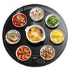 Chigo 2025 Partitioned Temp Control Rotatable Food Warming Plate CN Plug (adapter Included)
