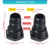 Inline Fuel Pressure Gauge Adapter Oil Filter Regulator Fitting For Efficient Fluid Dynamics Easy Installation