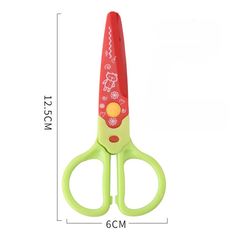 

1 шт. Ручна робота Дитячий DIY 6 візерунків Альбом Мереживні ножиці Картка Фото Візерунок Ножиці Мультфільми Мереживні ножиці