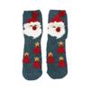 Ladies' Christmas Socks Christmas Tree Socks Thickened Warm Coral Velvet Sleep Socks Cartoon Elk Snowman