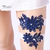 Elegant Embroidery Lace White Garters 1 Pair Faux Bridal Wedding Pearls Decor Bride Elasticity Sweet Style