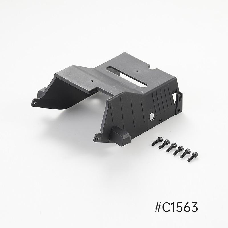 FMS 1/10 Atlas RC Truck Car Parts Front Bumper Main Gear Box Set Light Cup Shock Absorbers