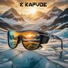 Kapvoe Glacier Sunglasses for Men Photochromic Cycling Glasses Hiking Eyewear Bicycle UV400 Bike Sunglasses 2026 Lenses Bicycle