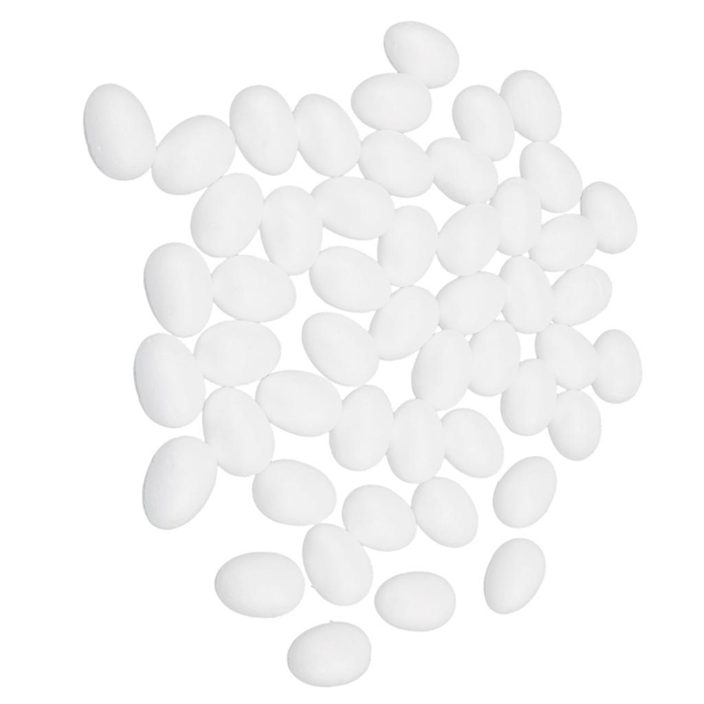 10 Pieces Easter Foam Egg Polystyrene Balls Spheres Craft Supplies Decoration Ball