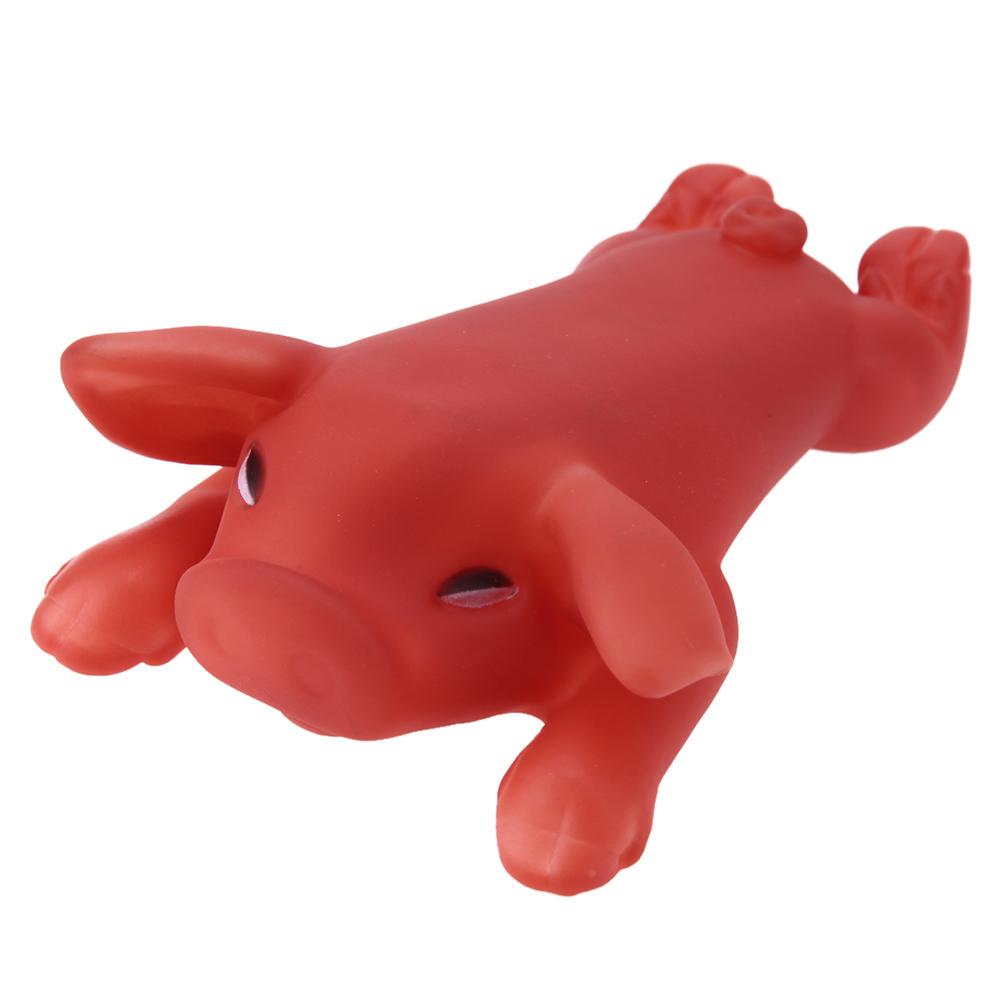 Quietschen Quietsche Chew Geschenk schreien Rubber Quietschen Schwein Spielzeug für Hunde: : Haustier