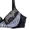 Dámská podprsenka nadměrné velikosti Sexy krajková odnímatelná ramínka Pohodlná prodyšná 85D - 110D 2041