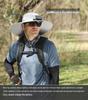 Unisex Solar-Powered Cooling Sun Hat - Large Brim for Outdoor Activities