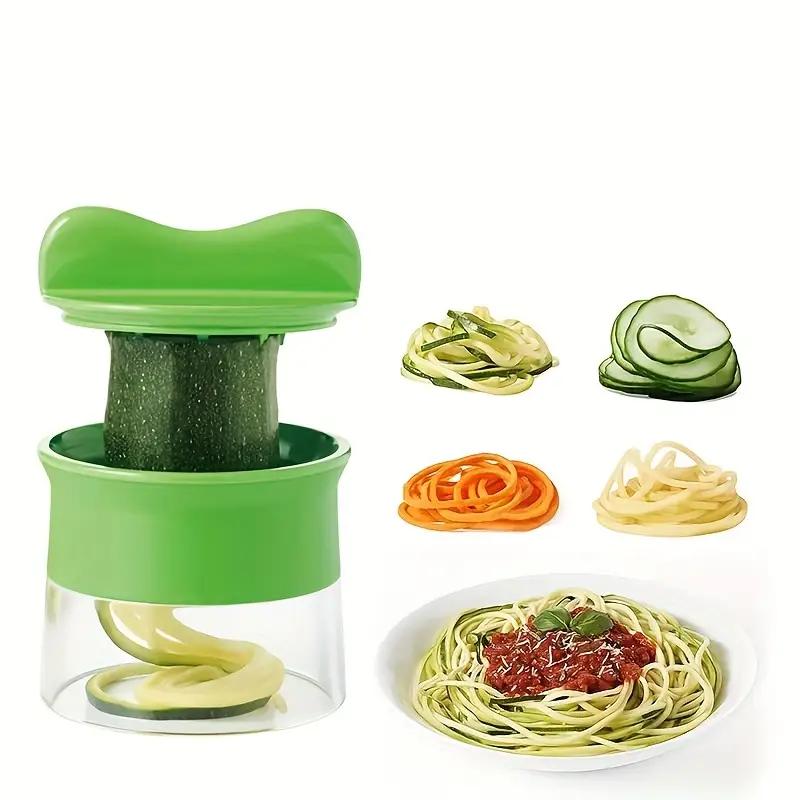 Multifunctional Kitchen Spiral Grater Single Layer Grater Chopper Vegetable Cutter Salad Tool Noodle Maker