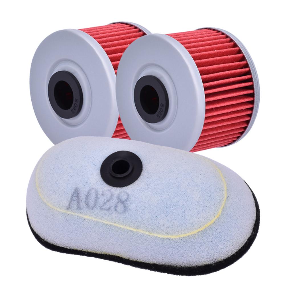 Motorcycle Air Filter Cleaner Oil Filter Kit for Honda XR250 Baja XR350 XR400 XR600 XR650L