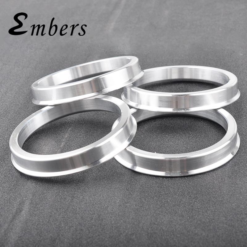 Aluminum Alloy 4PCS Wheel Hub Center Ring Car Wheel Bore 67.1-54.1,67.1-56.1,67.1-57.1,67.1-60.1,67.1-65.1,67.1-66.6