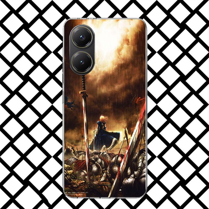 

Fate Zero Stay Night Saber Phone Case for Xiaomi Poco F7 Ultra X7 X6 X5 Pro X4 Gt M8 M7 Redmi 15 15C 13 13C 12 12C Soft Cover Fu Xiaomi Poco F7