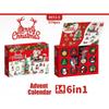 24-letni zestaw klocków świątecznych Box Kids Toys Xmas Advent Calendar Bricks DIY Educational Toys Kit Gift For Kids Adults
