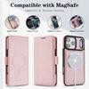 2 in 1 Magnetic Wallet Case for IPhone 18 17Air 17 Promax 16 Pro Max 15 Plus 14 13 12 Wireless Charging Phone Cover Cards Slot