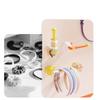 Suction Cup Hook Non-drilling L-shaped Hair Band Storage Rack Bathroom Movable Towel and Hair Band Storage Rack