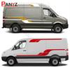 6Pcs/Lot Car Body Stickers Motorhome Stripes DIY Graphics Sport Vinyl Decals For Mercedes Benz Sprinter Decor Accessories