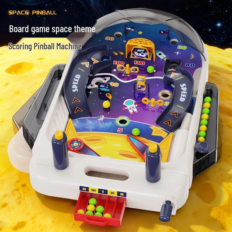 Kids' Space Battle Marble Game: Interactive Educational Tabletop Toy for Stress Relief