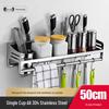 304 Stainless Steel Kitchen Wall-Mounted Organizer Rack