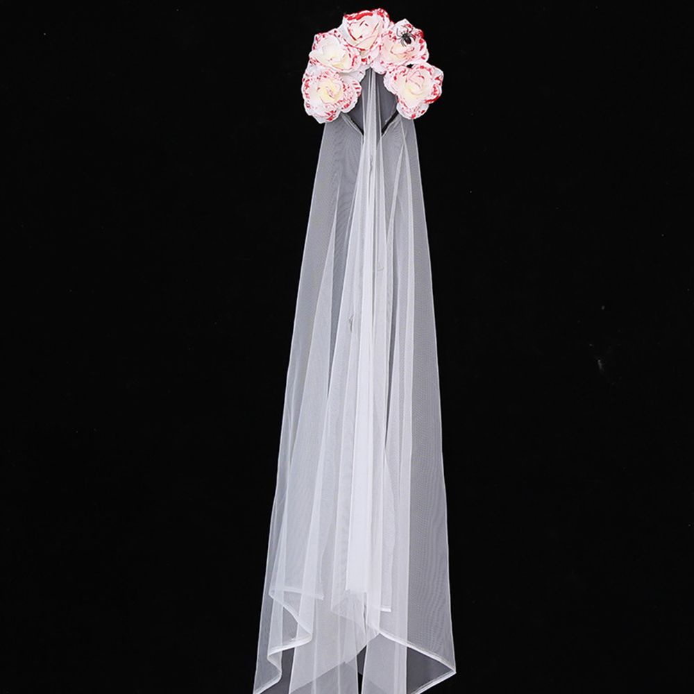 Decor Non-slip Halloween Headband Korean Style Hair Accessories Blood Stains Rose Women Hair Hoops