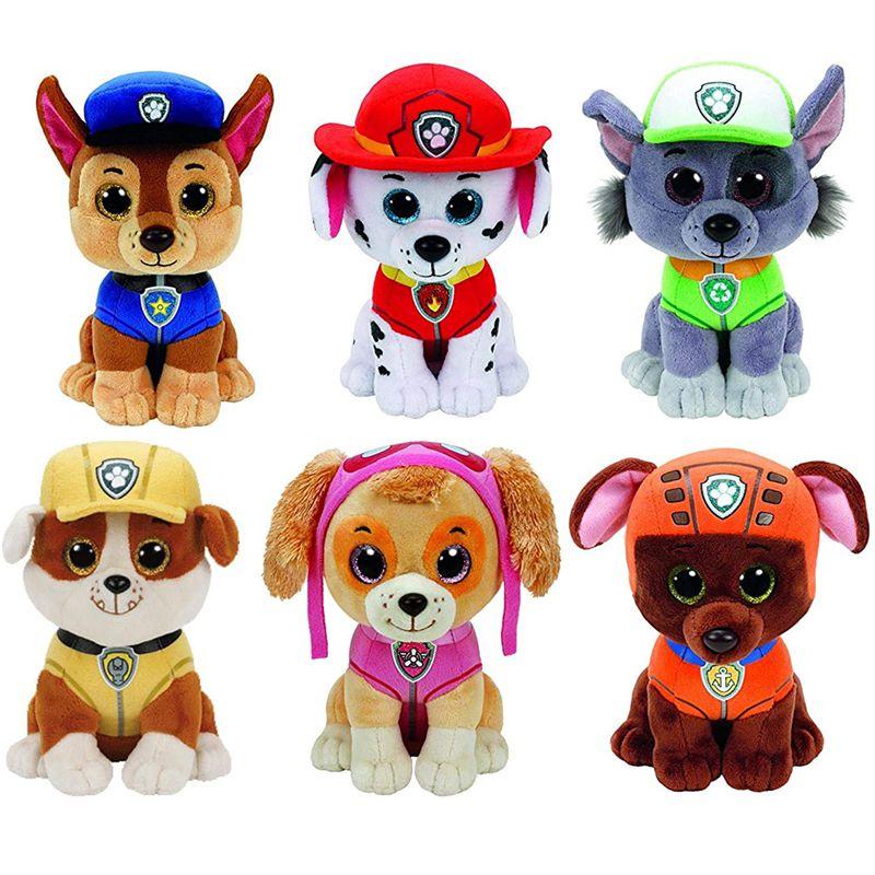 Patrol Paw Dog Plush Toy Figure Stuffed Animals Doll Rubble Rocky Chase