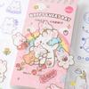 50 Sheets Cute Cartoon Stickers Set Scrapbooking Washi Stickers Waterproof PET Stickers DIY Decorating Journaling