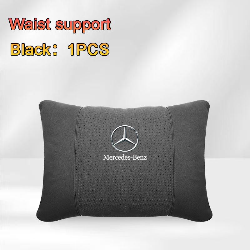AABID1 Car headrest lumbar support set,car neck protection waist cushion,car accessories,for mercedes-benz CLA CES CLS SLK GLK CLK SLS