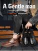 Martin Boots Men's 2025 New Leather Soft-soled Trendy Versatile Medium-top Men's Shoes Lace-up Casual Men's Tooling Boots