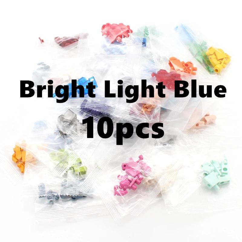 

10Pcs/lot Buildings Blocks Solid Color Mini Doll Brick Without Print 40 Colors Figures Bricks MOC Accessory Display Toy Kid Gift