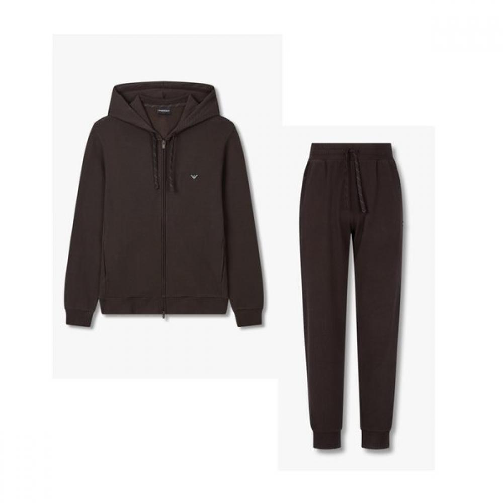 

Emporio Armani Мужская толстовка с капюшоном на молнии и спортивные штаны 0815338001 32020 S/M