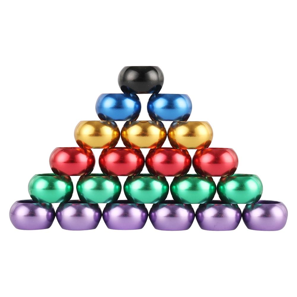 30 Stück Taubenfußring Perlenlaterne Aluminiumring Innendurchmesser 8/10mm Papagei Außenflugtraining Markierungsring Vogelzubehör