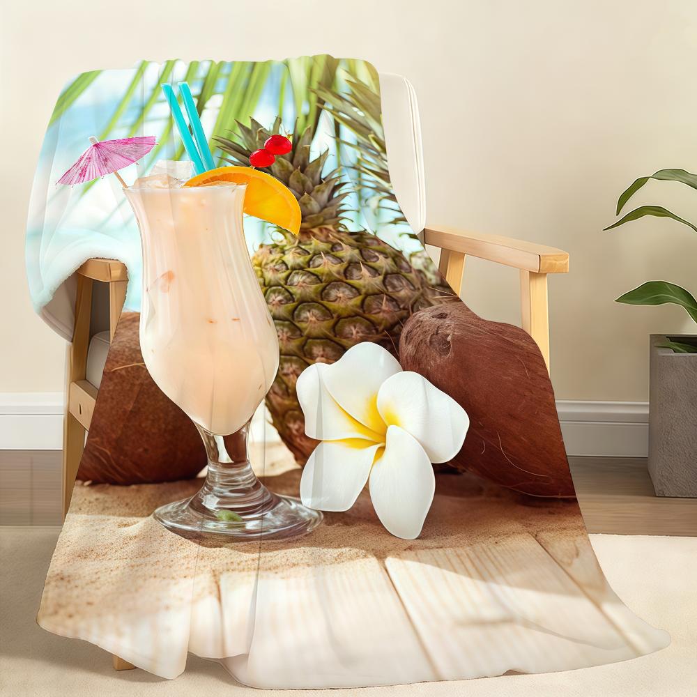 Summer Roostertail Blanket Soft Throw Blanket for Home Bedroom Bed Sofa Picnic Travel Office Rest Cover Blanket Gift