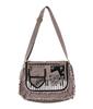 Youthbath Damage Washed Cross Bag_Charcoal