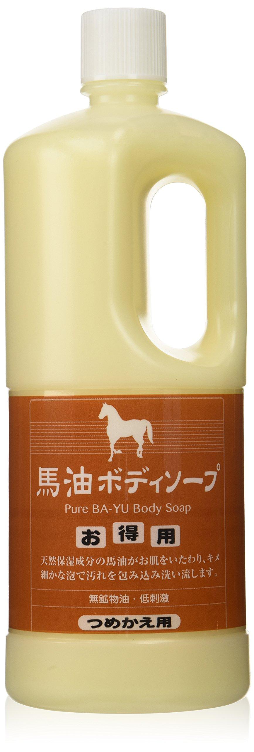 Tabibijin Azuma Shoji Horse Oil Body Soap Refill 1000ml