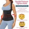 Camiseta de Compressão Modeladora de Cintura de 1 Peça - Suporte Invisível Corretor de Postura com Controle Abdominal Respirável, Corpo Feminino