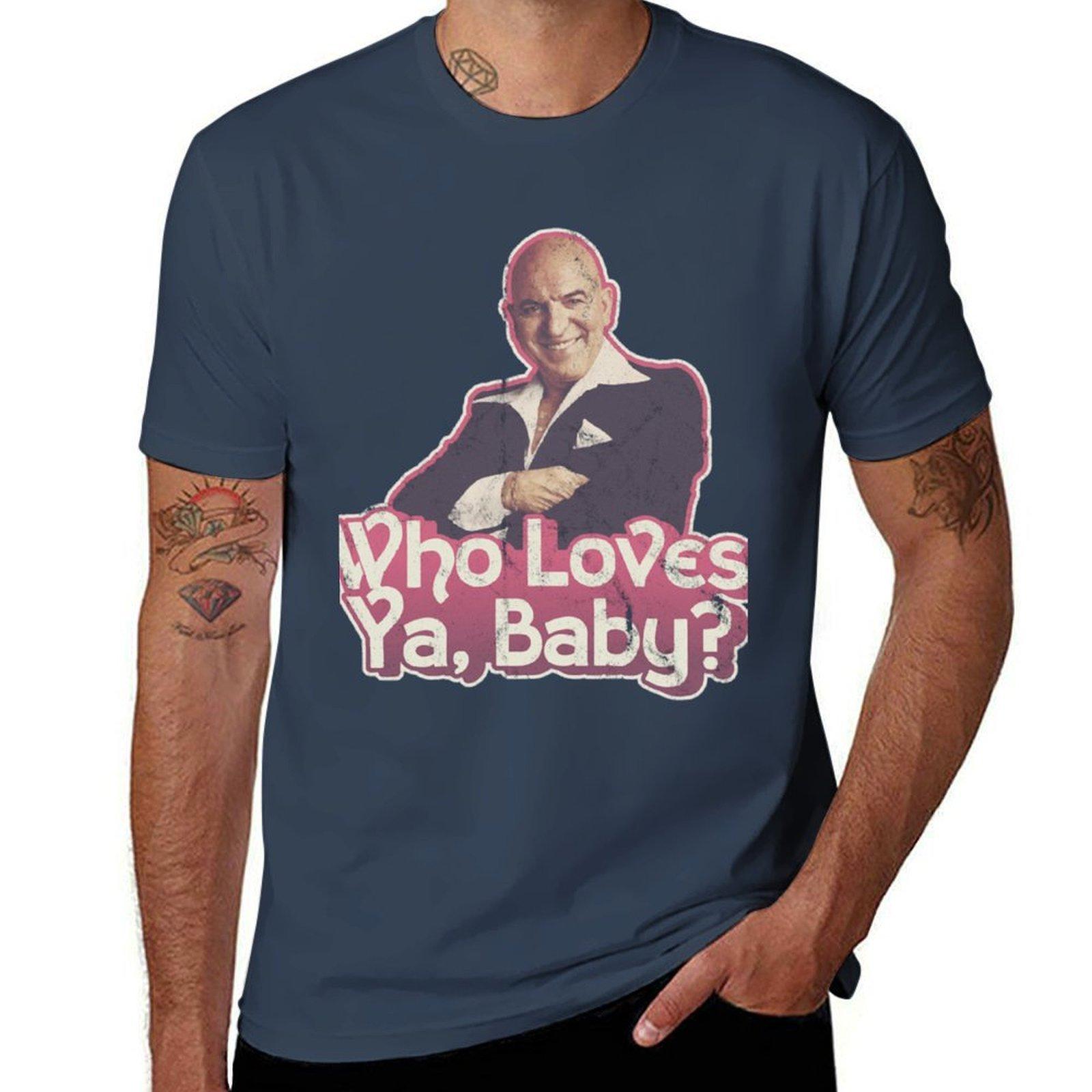 Kojak T-Shirt men t shirt cotton 100% essential t shirt T-Shirt S