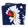 Failer Handkerchief Hand Towel Ladies 30cm 30cm Daisy Field Blue [Item]