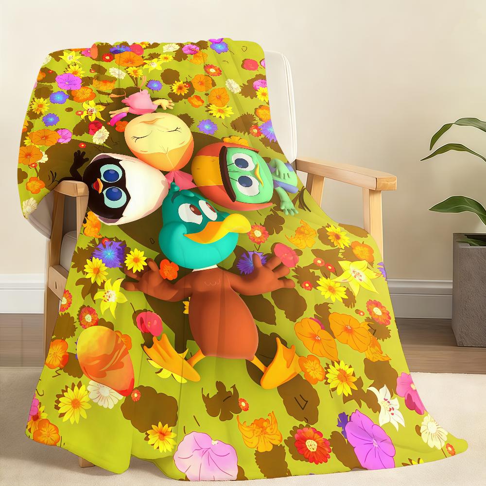 Cute Funny Cartoon Art C-CalimeroS Blanket Soft Throw Blanket for Home Bedroom Bed Sofa Picnic Travel Office Cover Blanket Gift 100x150cm