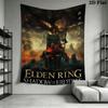 Elden Ring Wall Tapestry Aesthetic Wall Hanging Printed Fabric Blanket Decorative Tapestries for Bedroom Living Room Home Decor
