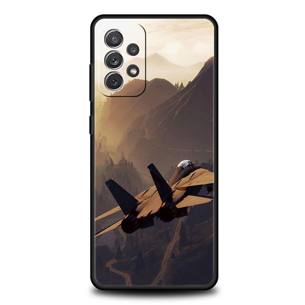 Fighter Planes Phone Case for Samsung A51 A71 A21S A12 A11 A15 A25 A31 A41 A52 A32 A23 A33 A53 A73 A03S A05S A13 5G A72 Cover