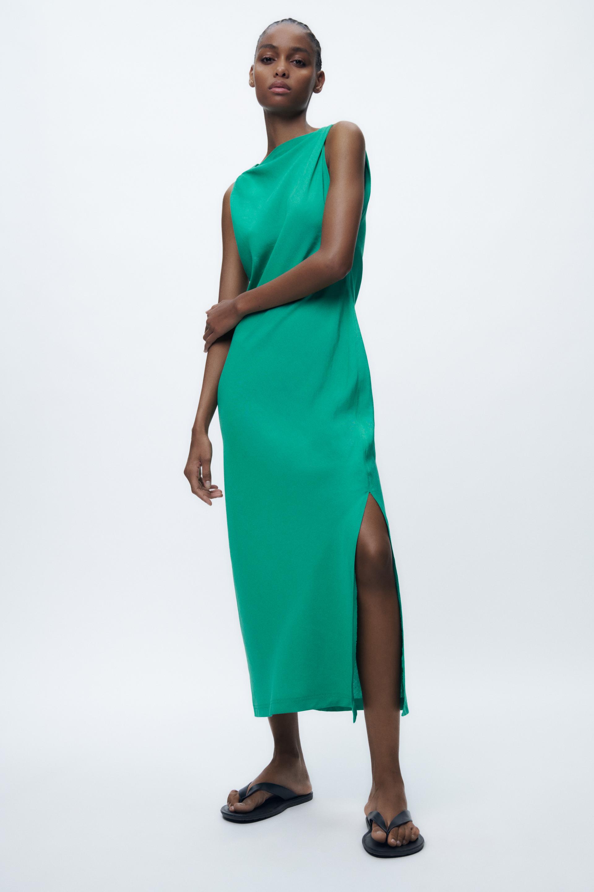 

ПЛАТЬЕ ИЗ СМЕШАННОГО ЛЬНА