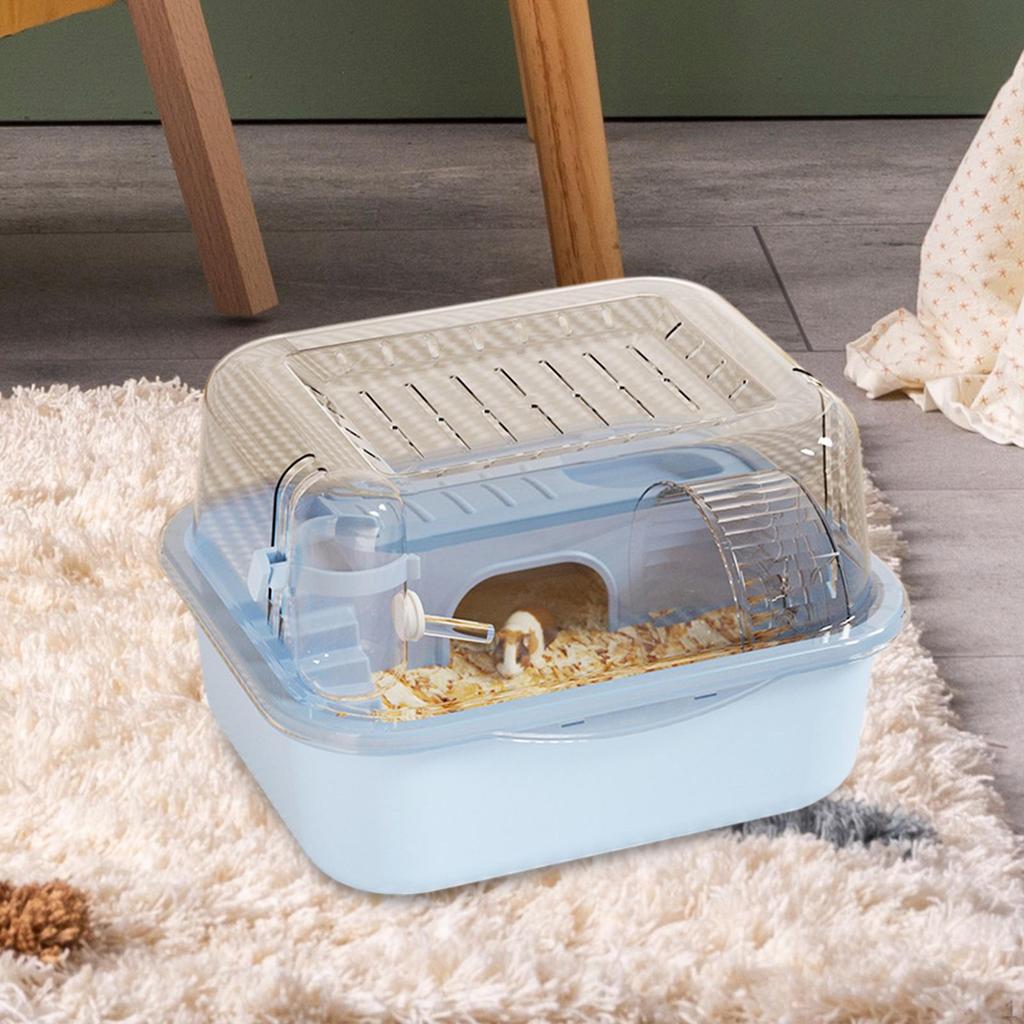 Hamster Cage Habitat Ventilation Creative Easy to Clean Small Animal House for Mice