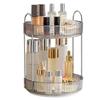 360° Rotatable Desktop Cosmetic Rack Bathroom Shelf Large-capacity Perfume Aromatherapy Skin Care Product Storage Rack Organizer