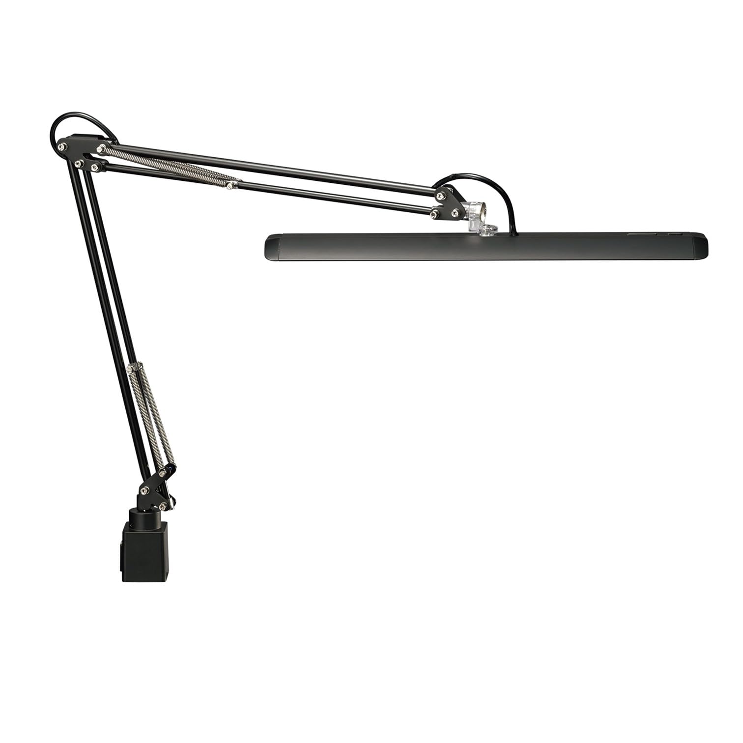 

Светодиодная настольная лампа Yamada Lighting Z-10GB с высокой цветопередачей (Ra94), Красивые тона кожи, Яркость 2210 люкс, Эквивалент JIS-AA, Черный зажим