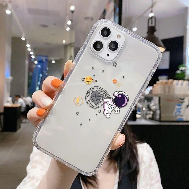 

Анимационный модный мягкий телефон для Iphone 12 Mini 6 Plus 13 11 8 Pro XR 14 6s 7 Max XS X ТПУ Мягкий силиконовый прямой чехол for Iphone x Xs