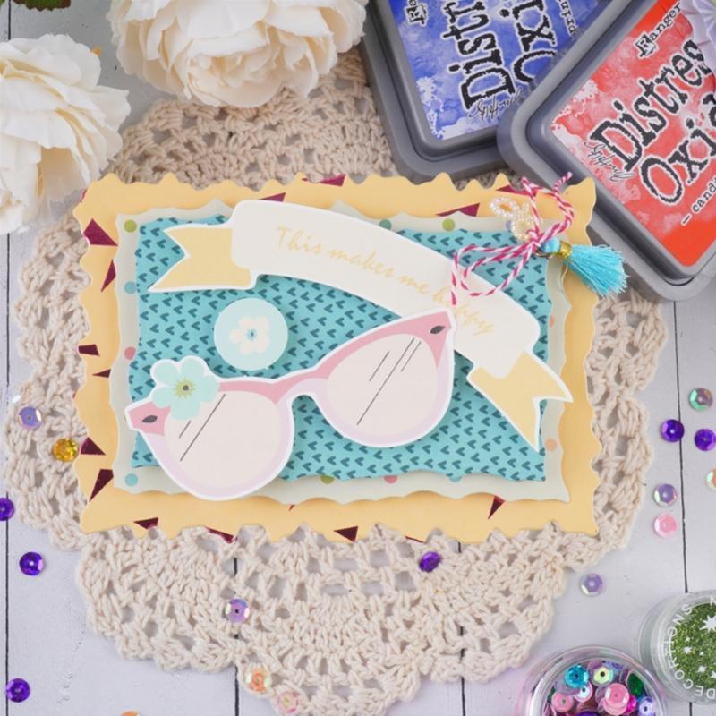 Matryce do cięcia metalu Wzornik Scrapbooking DIY Album Stamp Tłoczenie kartek papierowych