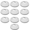 10pcs Heater Pipe Coverings Plastic Radiator Pipe Covers Simple Installs for Aesthetic Enhancement & Easy Installation