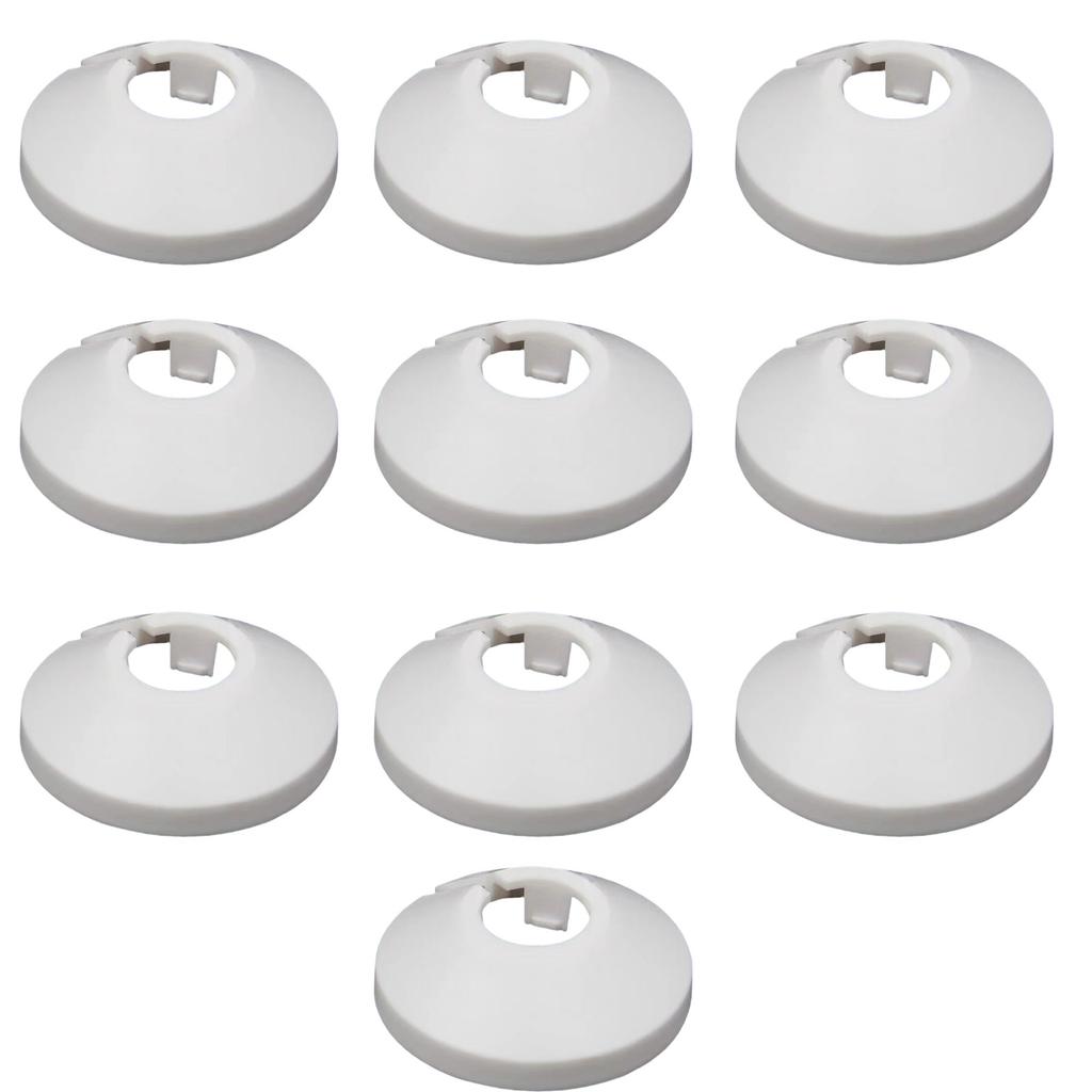 10pcs Heater Pipe Coverings Plastic Radiator Pipe Covers Simple Installs for Aesthetic Enhancement & Easy Installation