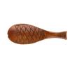 1pcs Wooden Rice Spoons Rice Scoop Paddle Cute Fish Shape Kitchen Rice Serving Spoon Wooden Utensils For Home