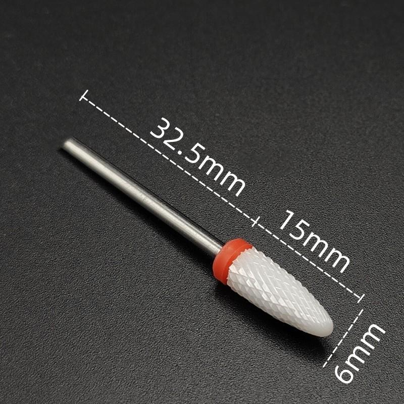 1 Piece Ceramic Nail Art Drill Rotary Cutter Cleaning Device for Nail Art Machine Accessories Removal Nail Gel Tool