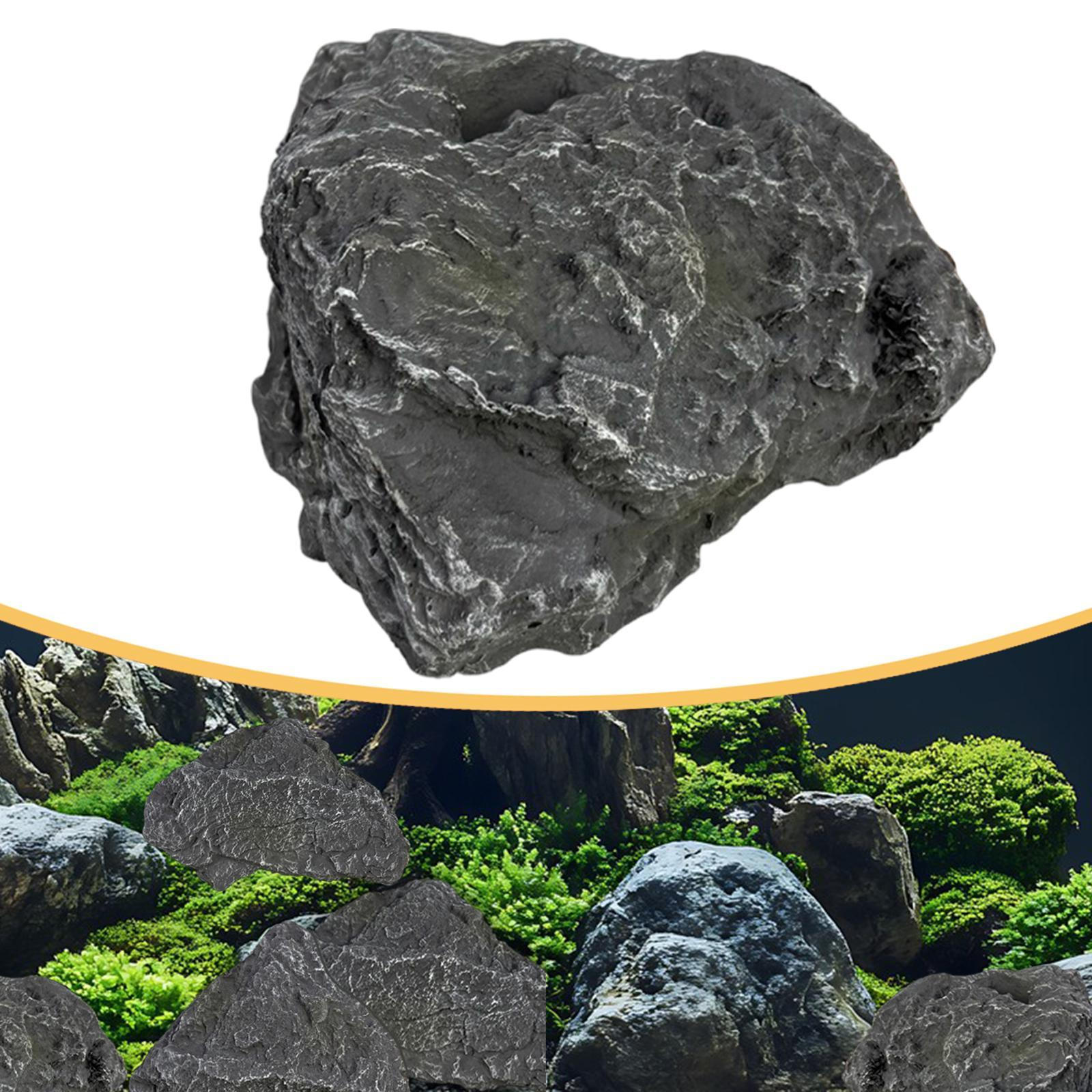 

Artificial Landscape Rock PU Simulated Texture Sandstone Simulation Rockery for 28cmx25cmx12cm